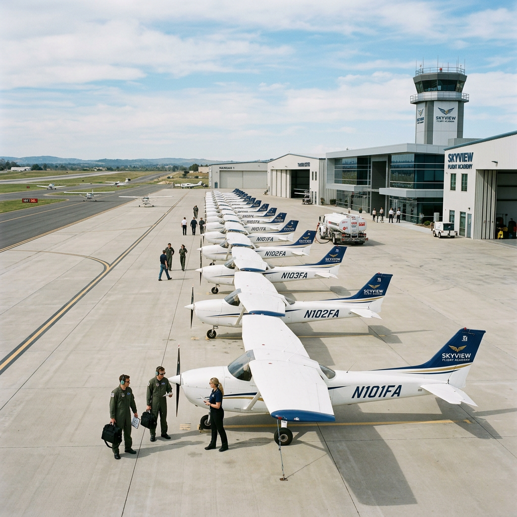 flight school training USA pilot